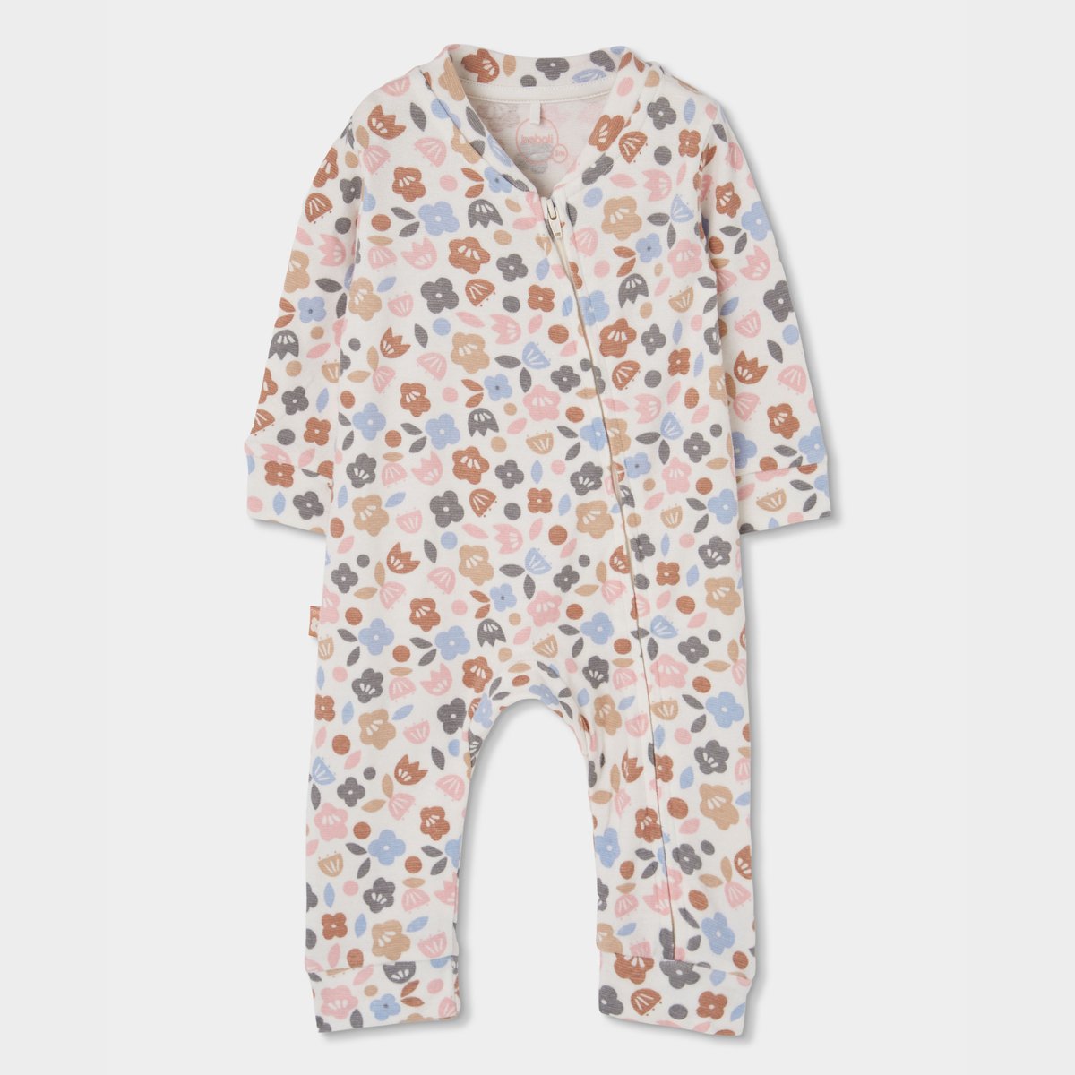 Pyjama bébé imprimé fleurs multicolore, BOBOLI