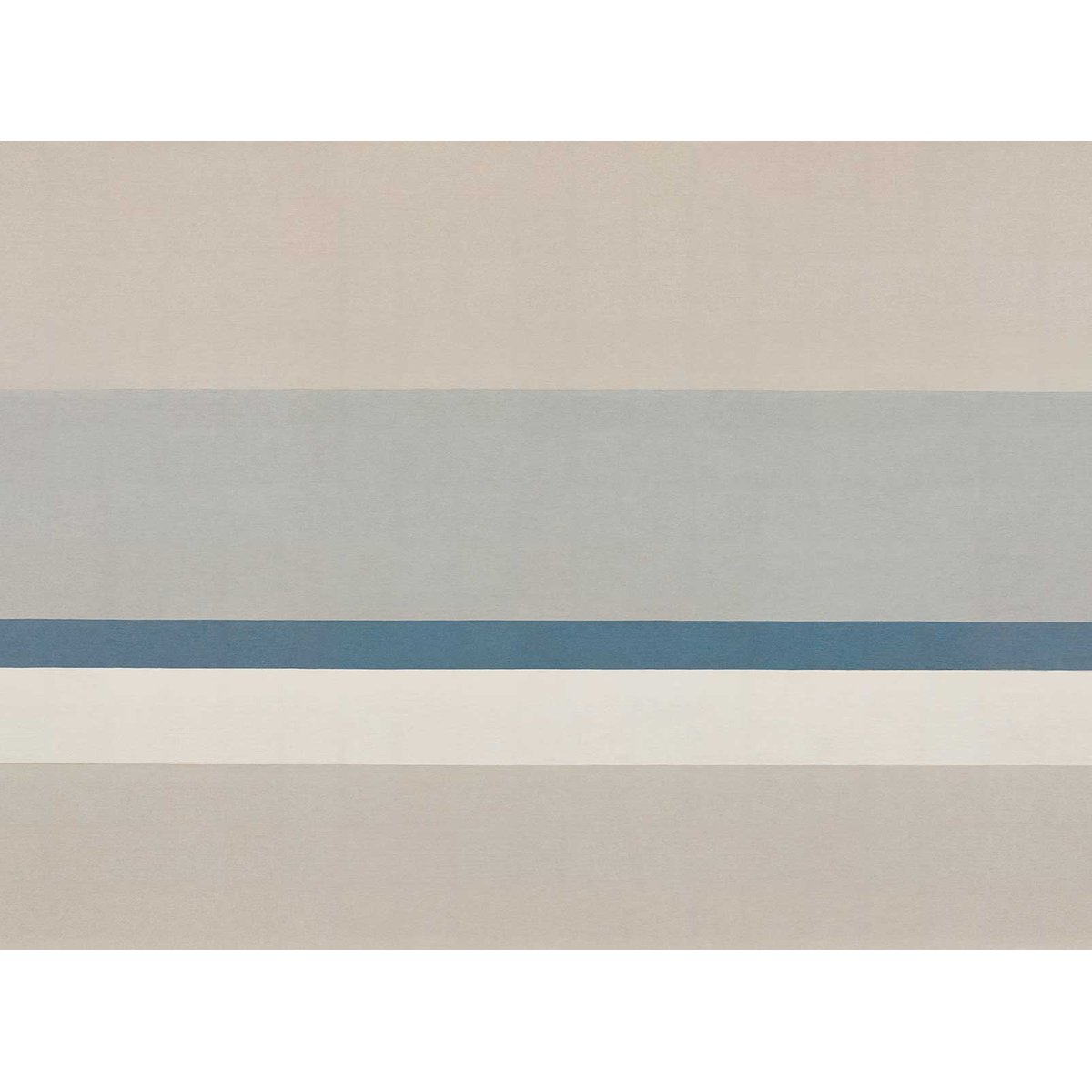 Papier peint Ligne bleue beige, HEXOA