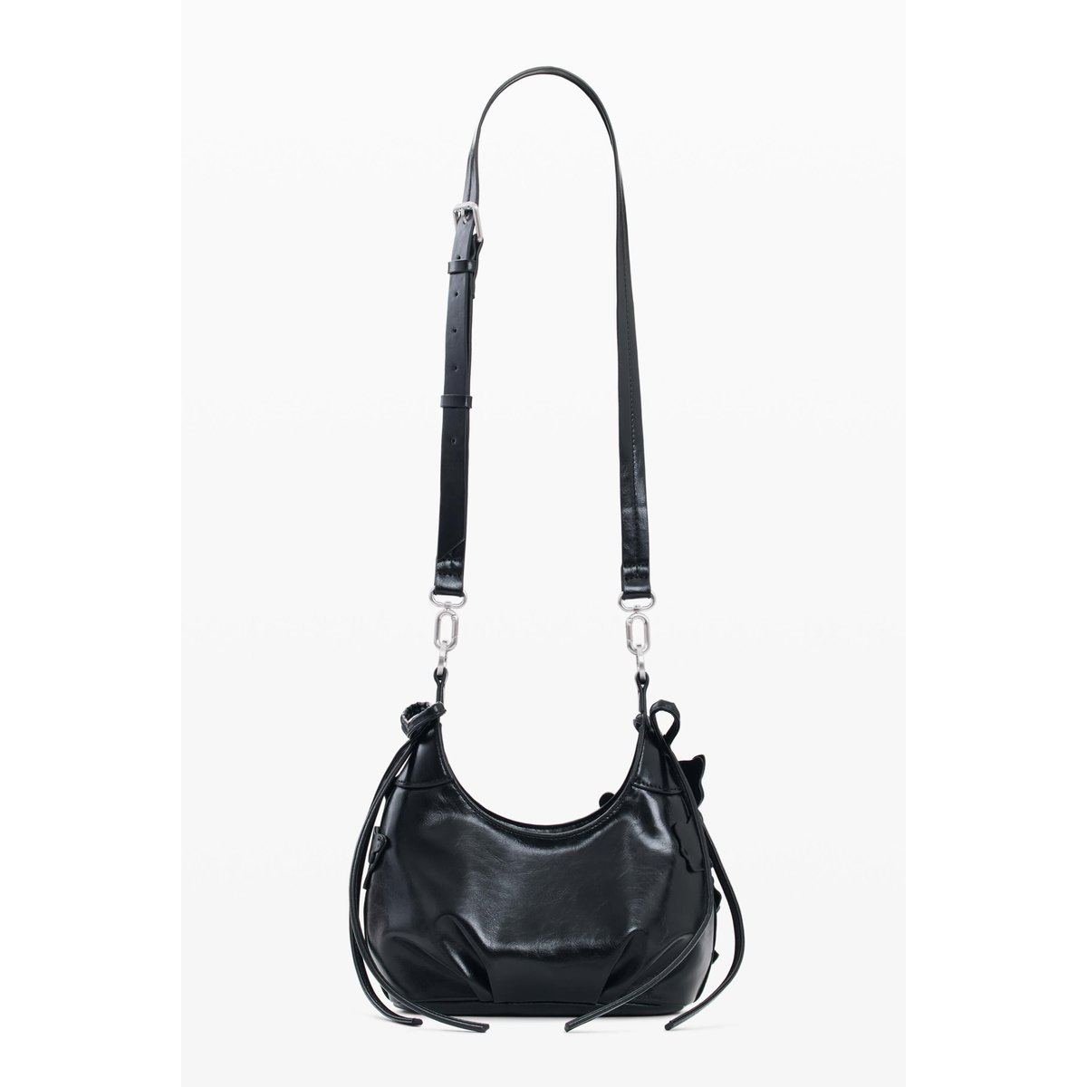 Petit sac effet cuir noir, DESIGUAL