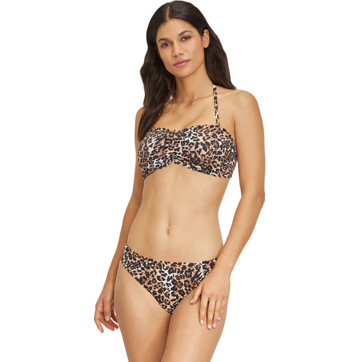 Haut maillot de bain bandeau armaturé Lexa leopard, LASCANA