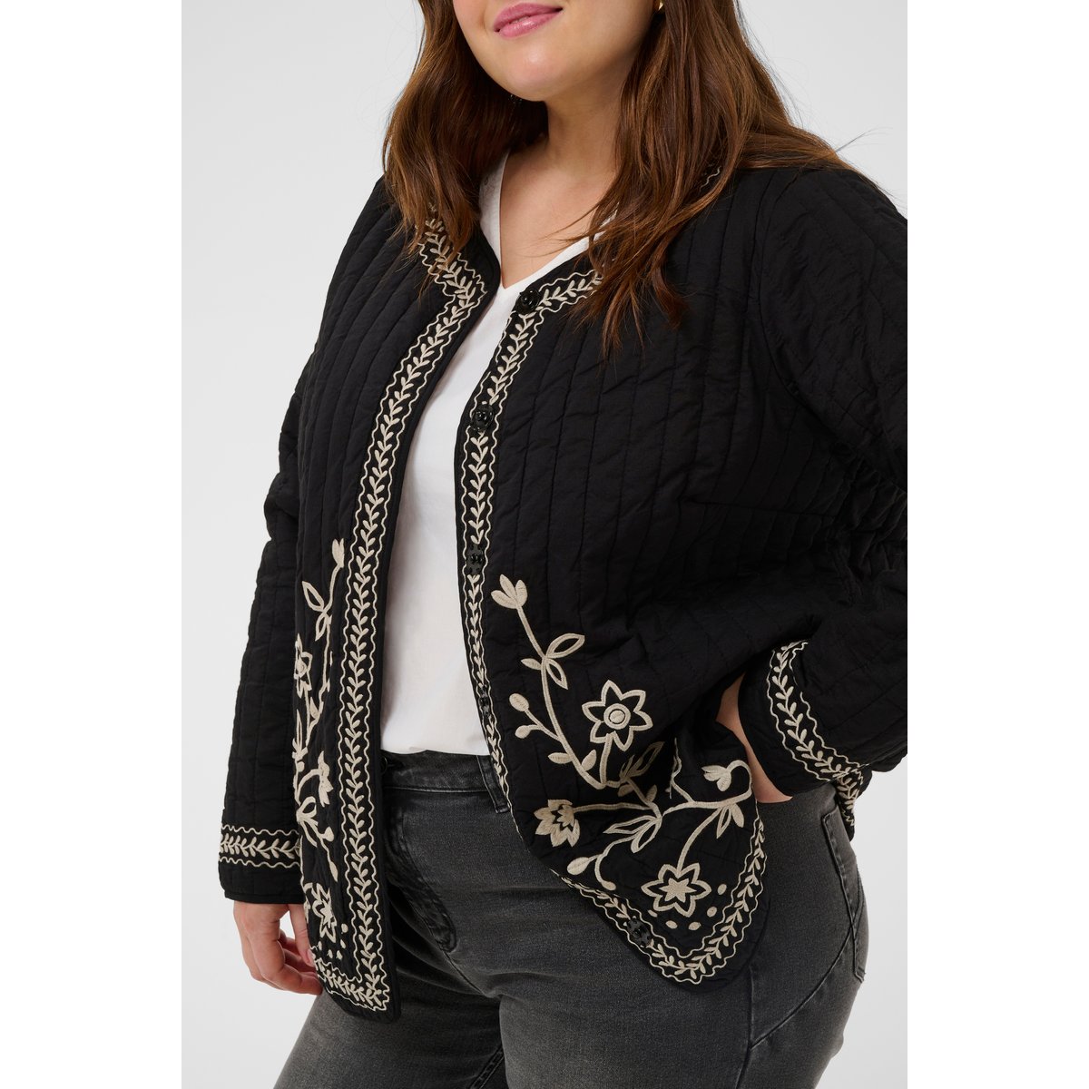 Veste noir black deep, KAFFE CURVE