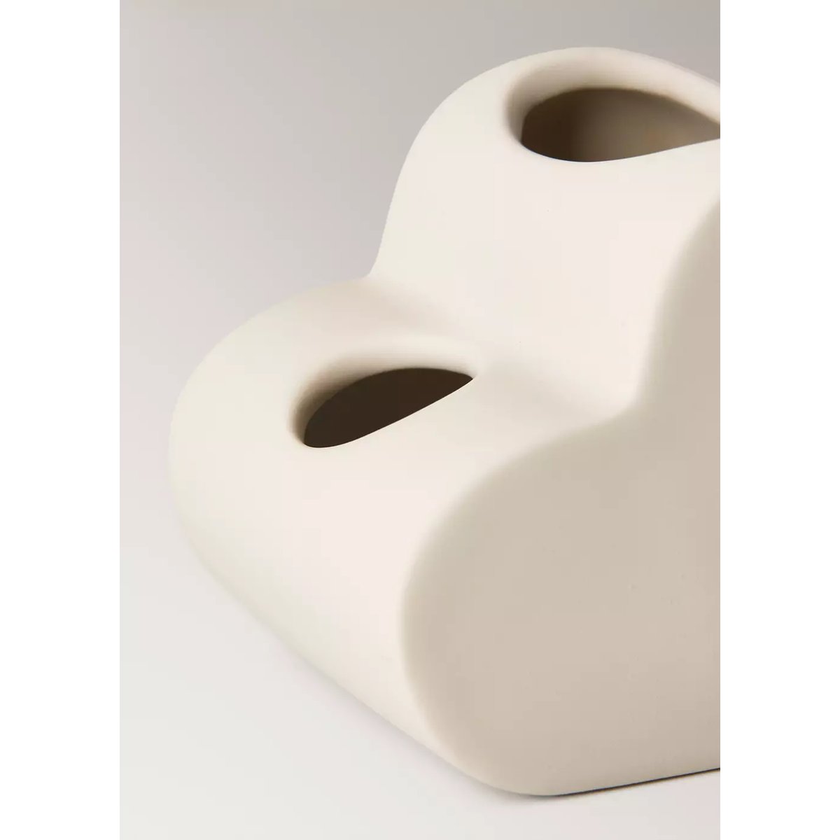 Porte-brosse à dents en grès en forme de nuage sable, MANGO HOME