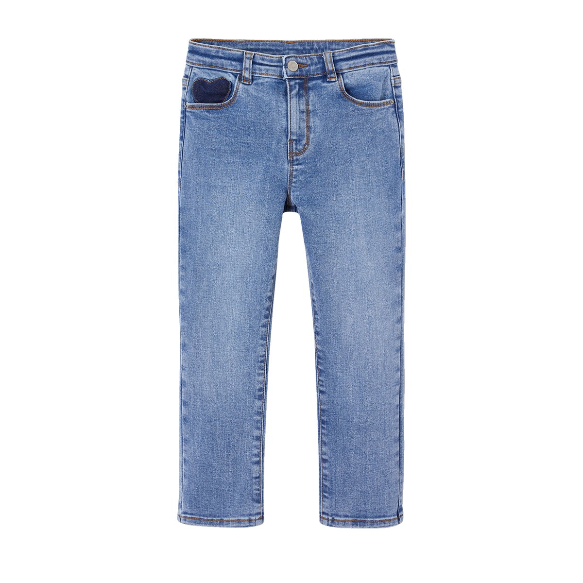 Jean slim morphologik tour de hanches large bleu moyen, VERTBAUDET