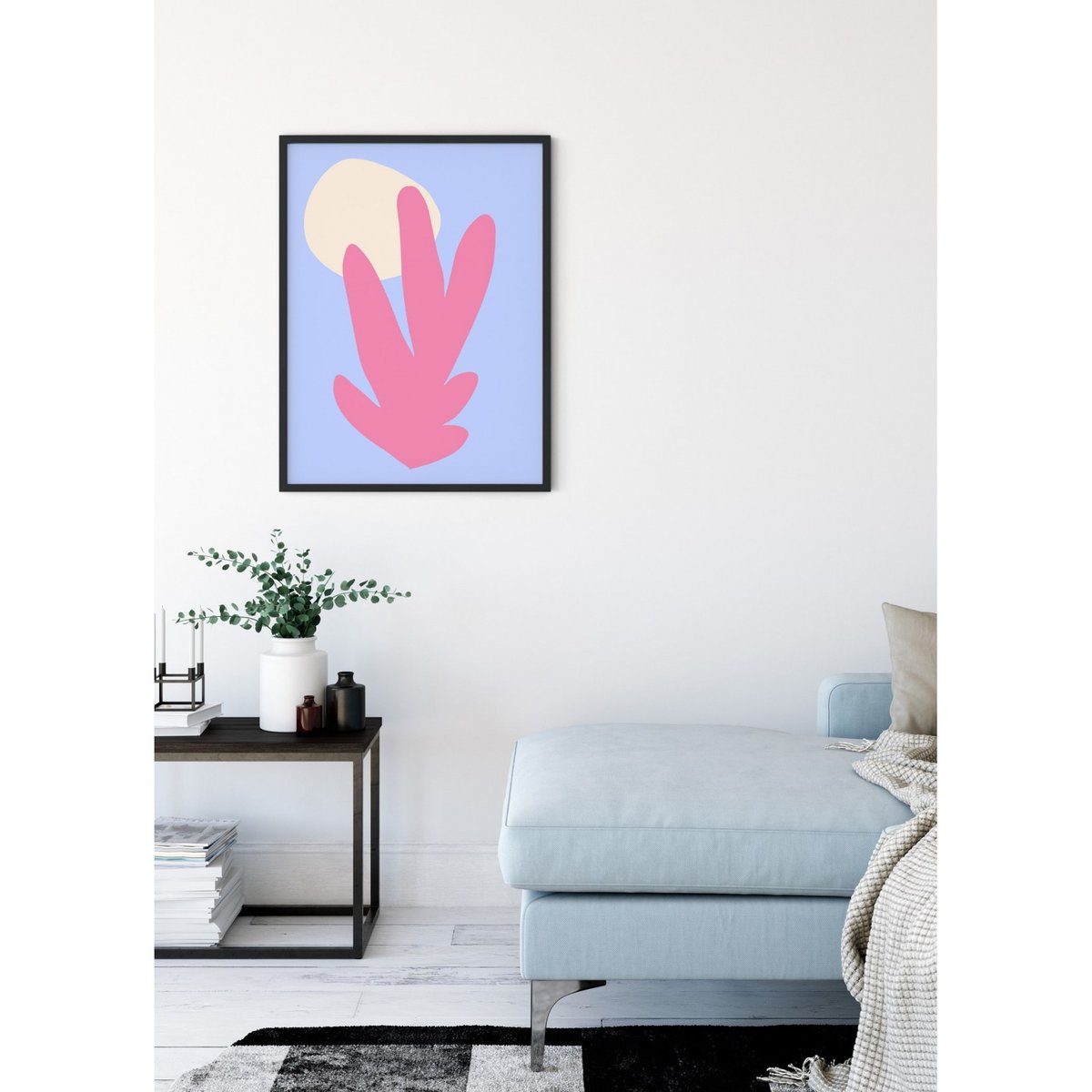 Affiche Les formes blanc, L'AFFICHERIE