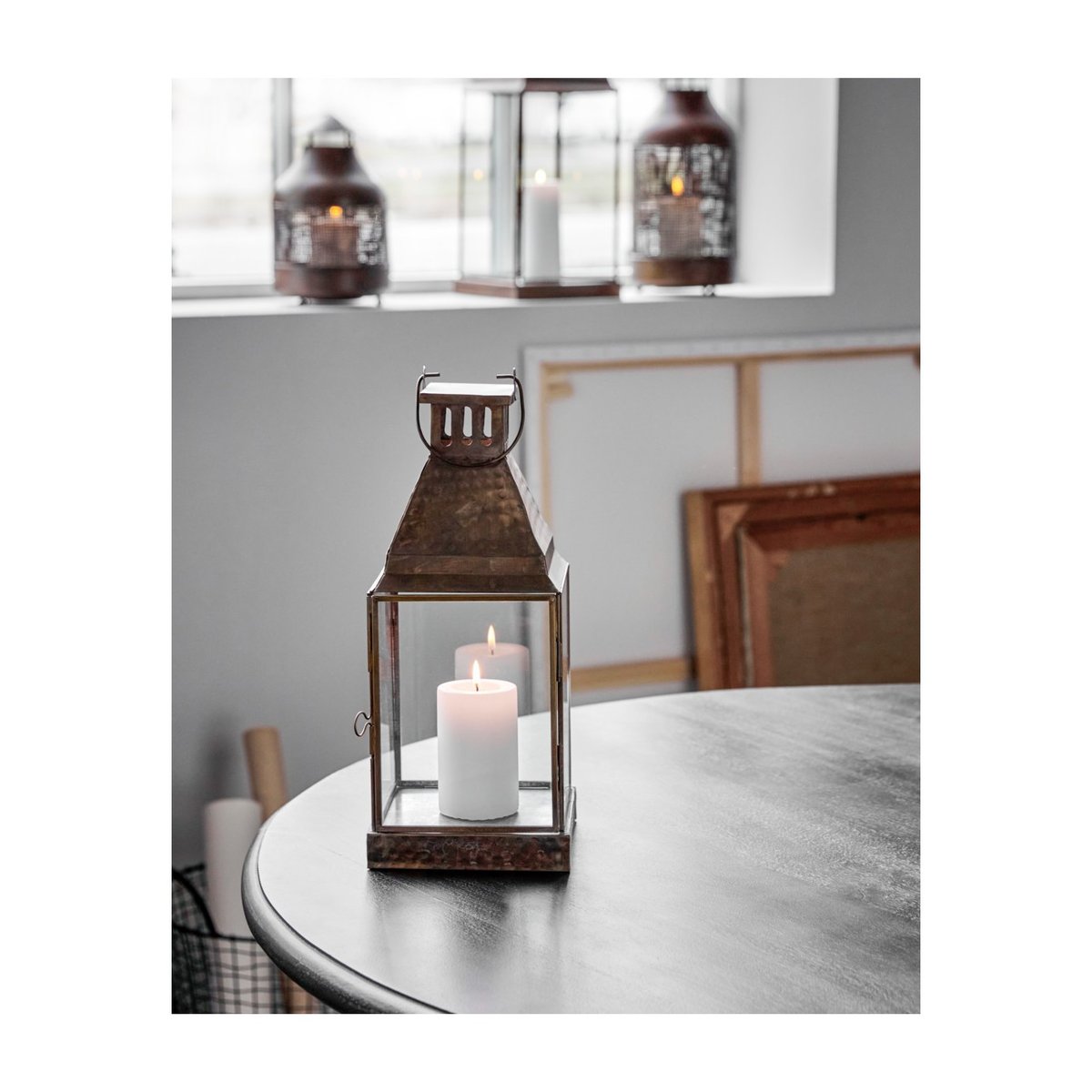 Lanterne Vivi 36 cm laiton, HOUSE DOCTOR