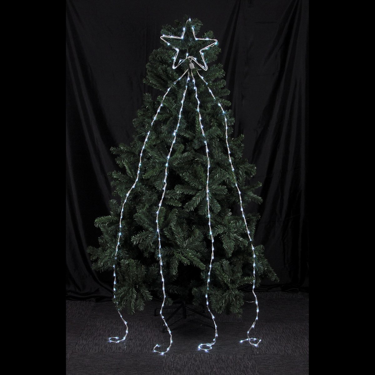 Tombée Étoilée 180 LED Blanc blanc, EDEN