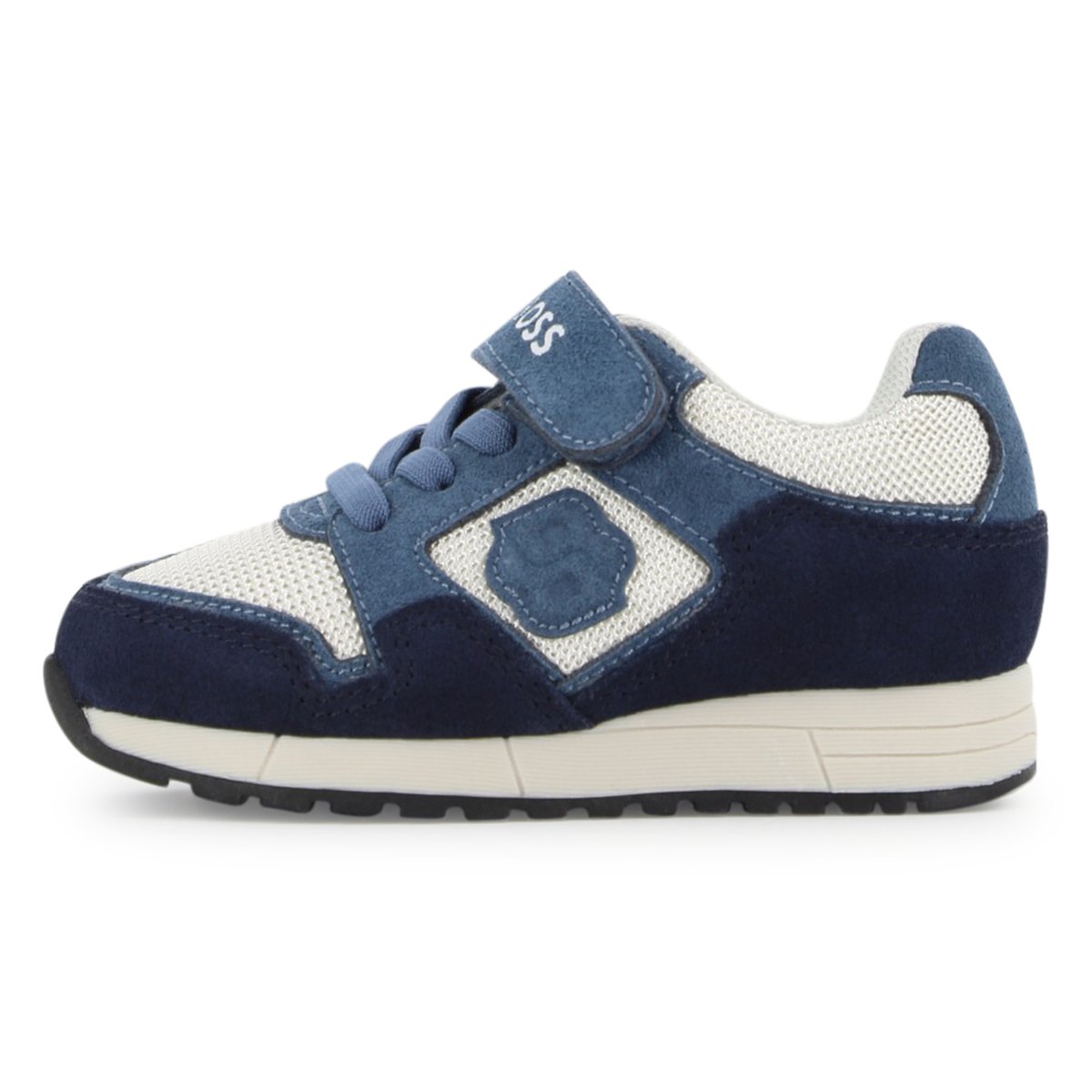 Baskets basses à lacets bleu cargo, BOSS KIDSWEAR