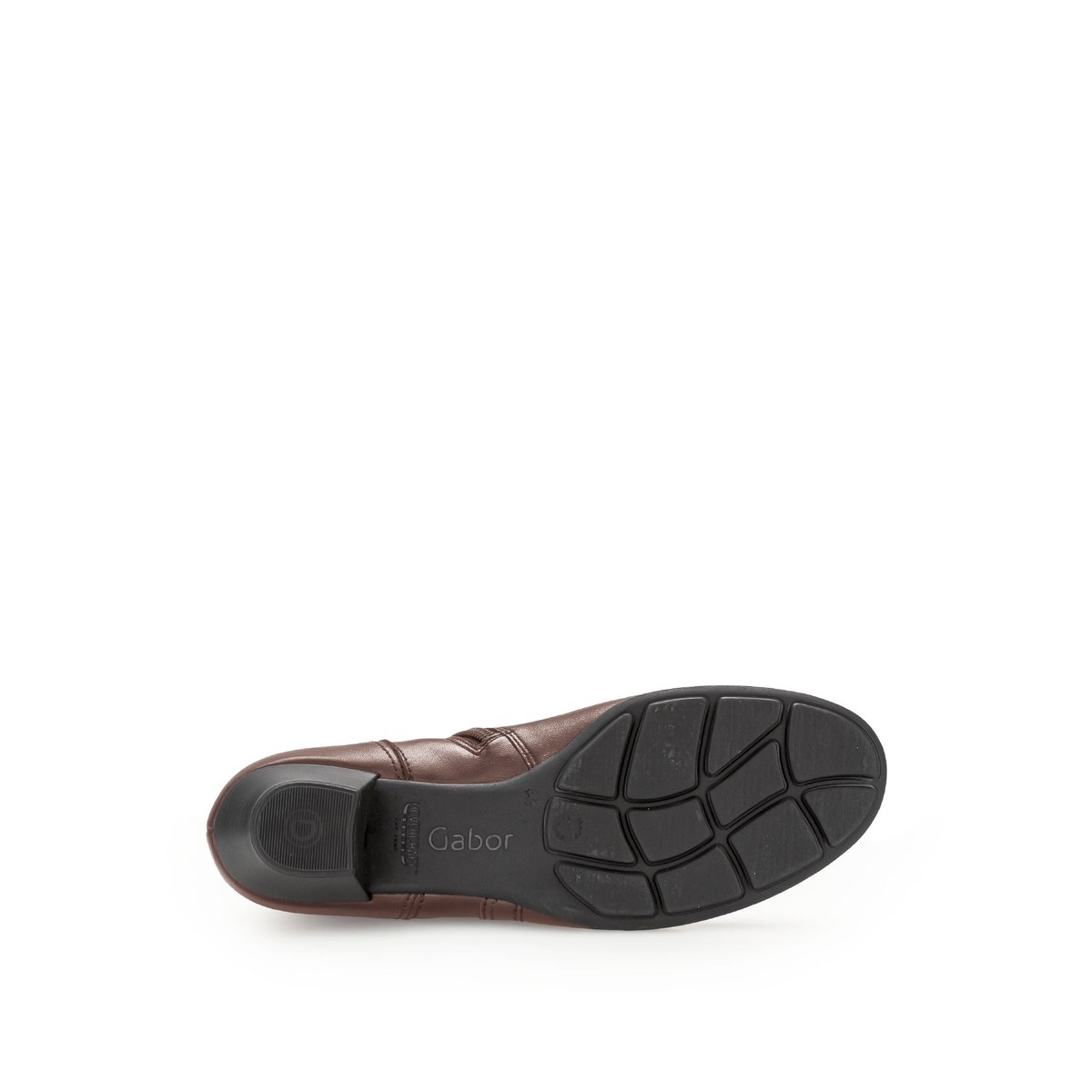 Bottines en cuir à talon décroché block sattel, GABOR
