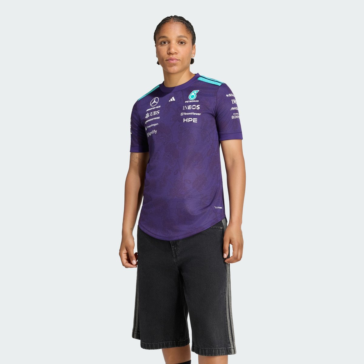 Maillot Pilote Mercedes - Amg Petronas Formula 1 Team Vanda Bloom Maillot Pilote Mercedes - Amg Petronas Formula 1 Team Vanda Bloom dark purple, adidas Performance