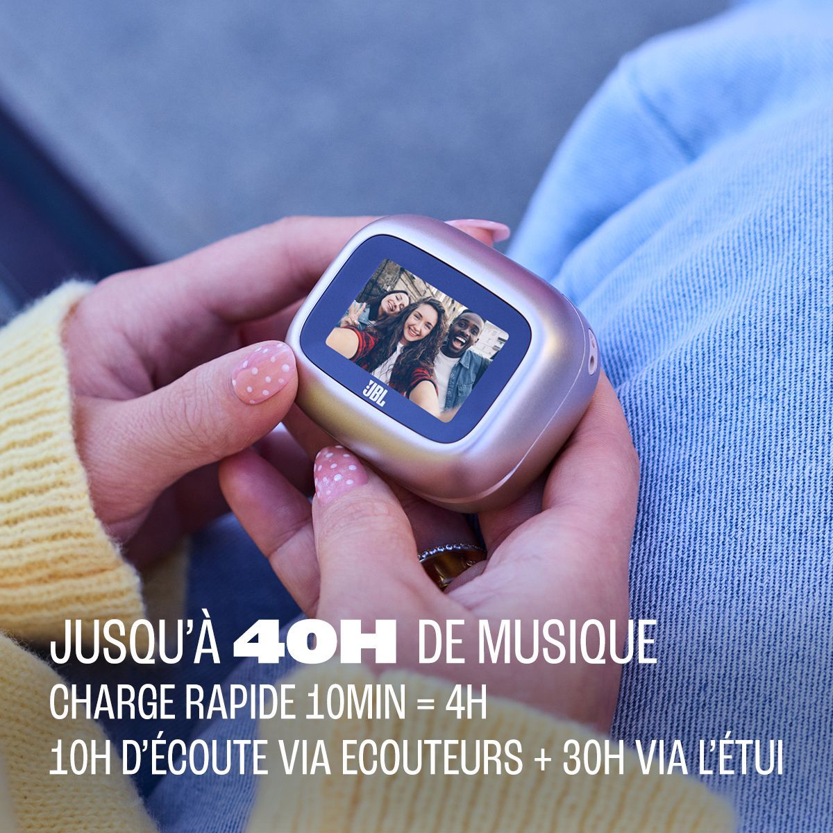 Ecouteurs Live Buds 4 Argent couleur unique, JBL