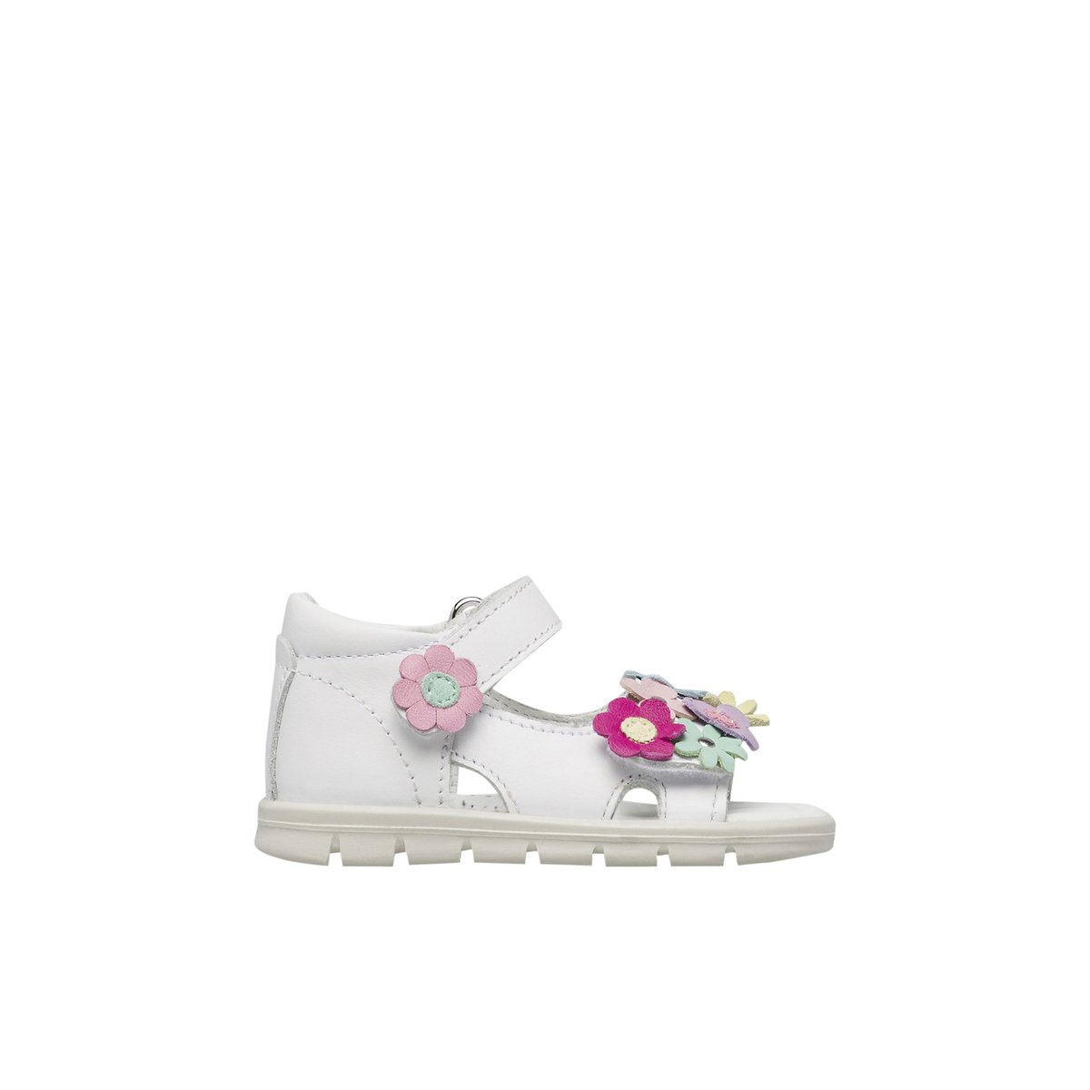 Sandales en cuir SLAMMY blanc-, FALCOTTO