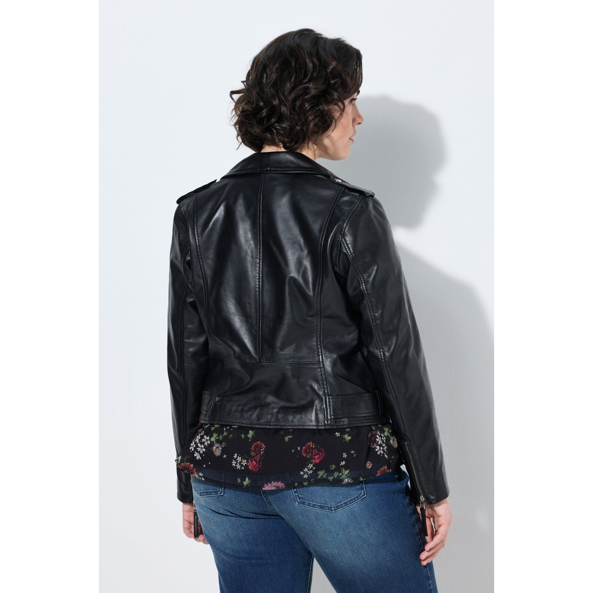Perfecto / veste de motard en cuir noir, ULLA POPKEN