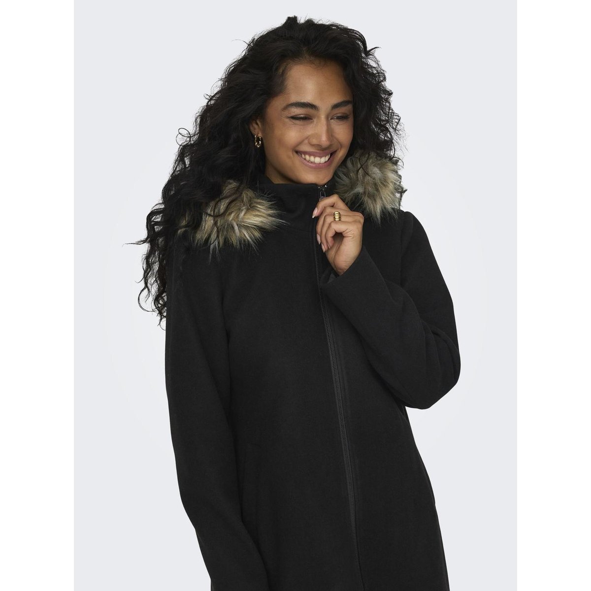 Manteau noire - black, ONLY