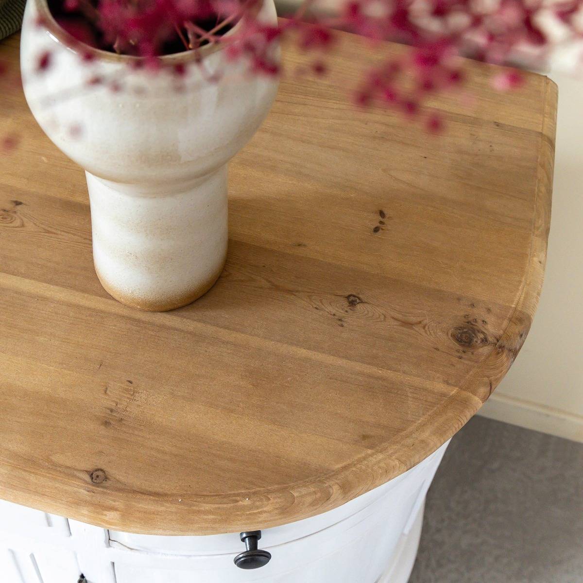 Buffet en bois recyclé GARANCE bois clair, MADE IN MEUBLES