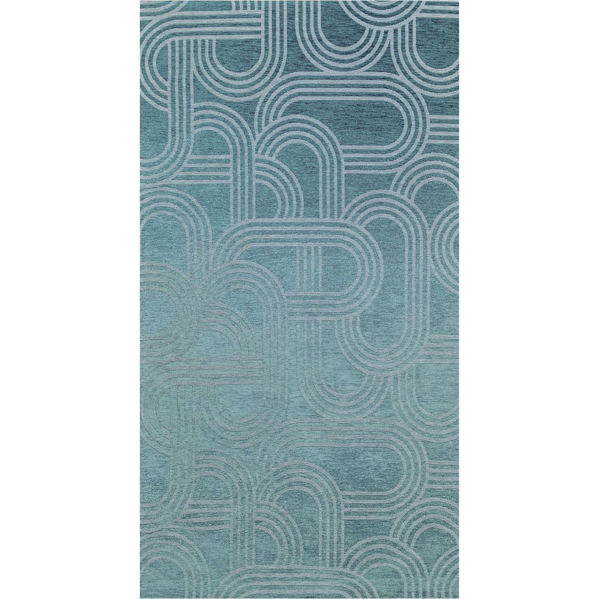 Tapis intérieur extérieur, DISCO bleu turquoise doux, RECOLLECTION