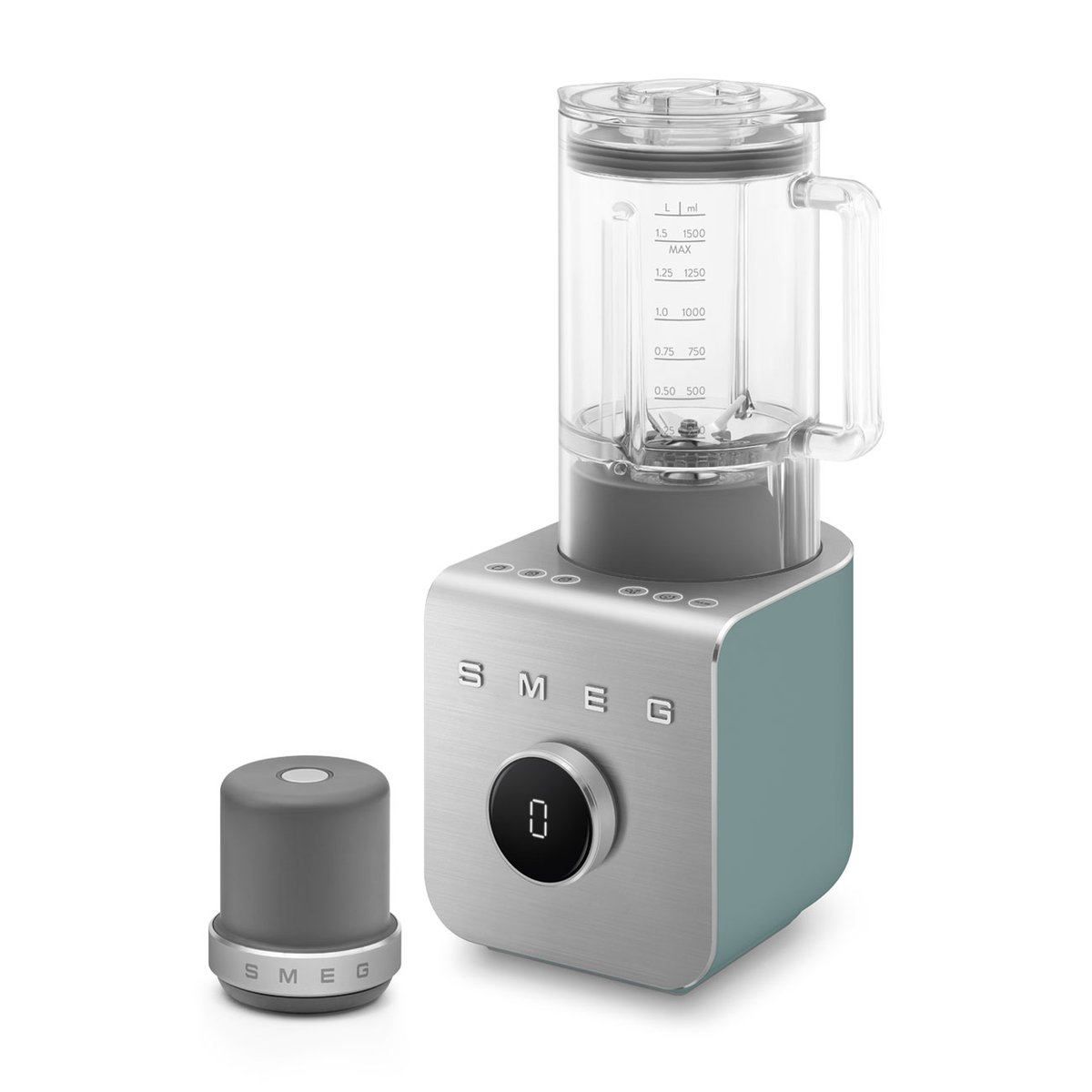 Blender haute performance avec pompe sous vide BLC02 vert émeraude mat, SMEG