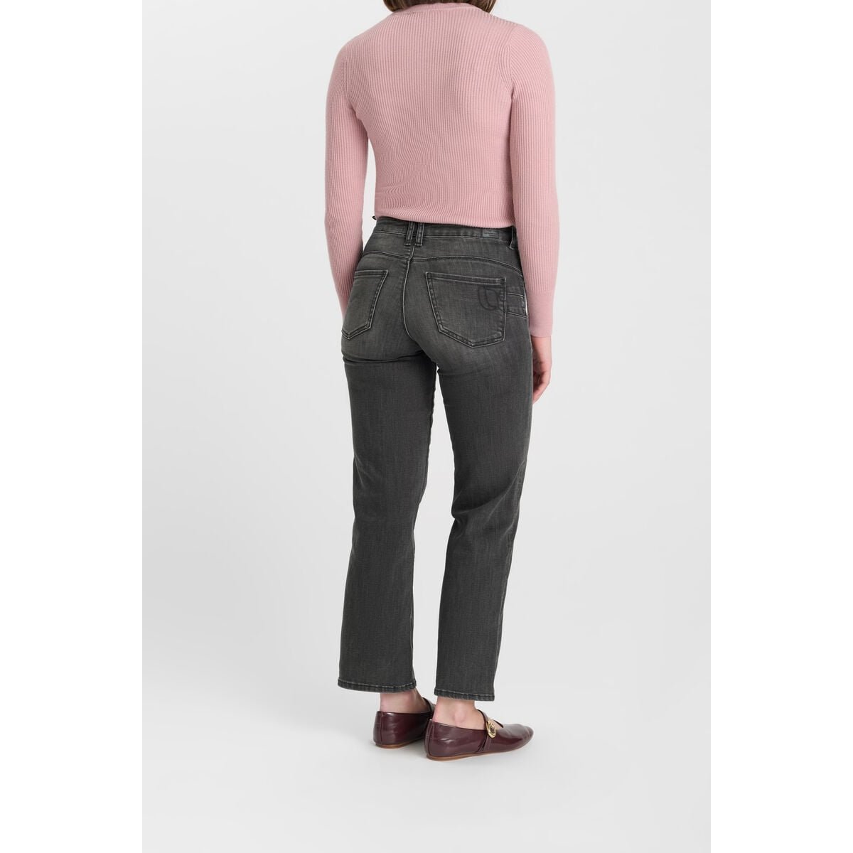 Jeans droite PULPH22, longueur 34 black / black, LE TEMPS DES CERISES