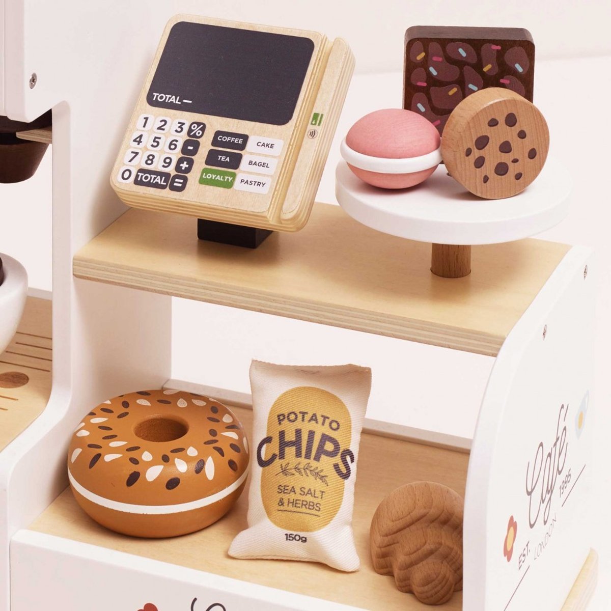 Grande machine à café barista blanc, LE TOY VAN