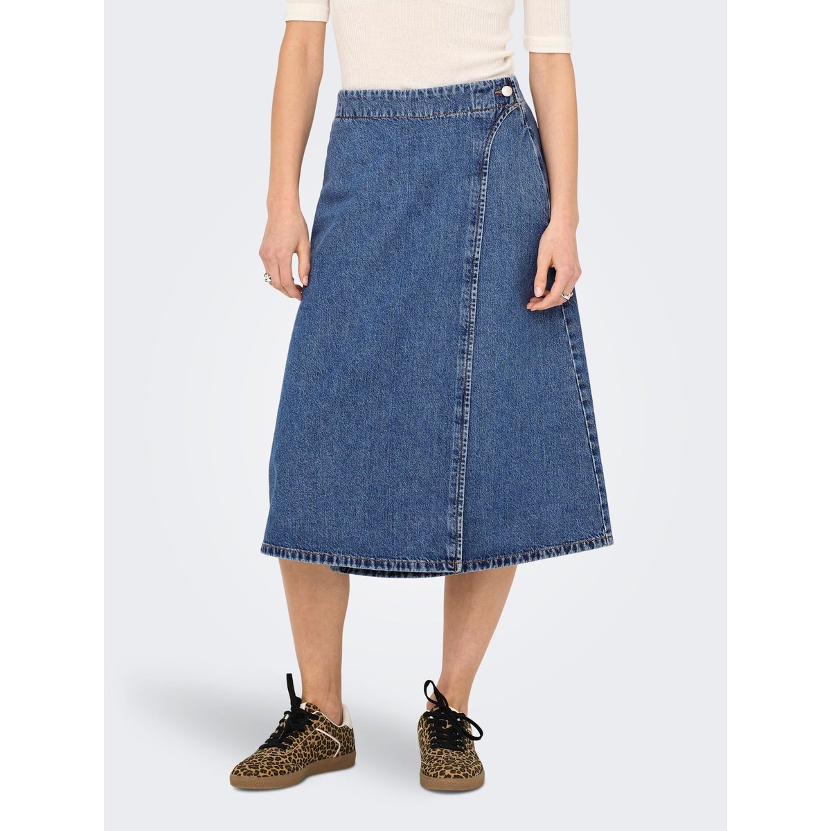 Jupe En Denim medium blue denim, ONLY