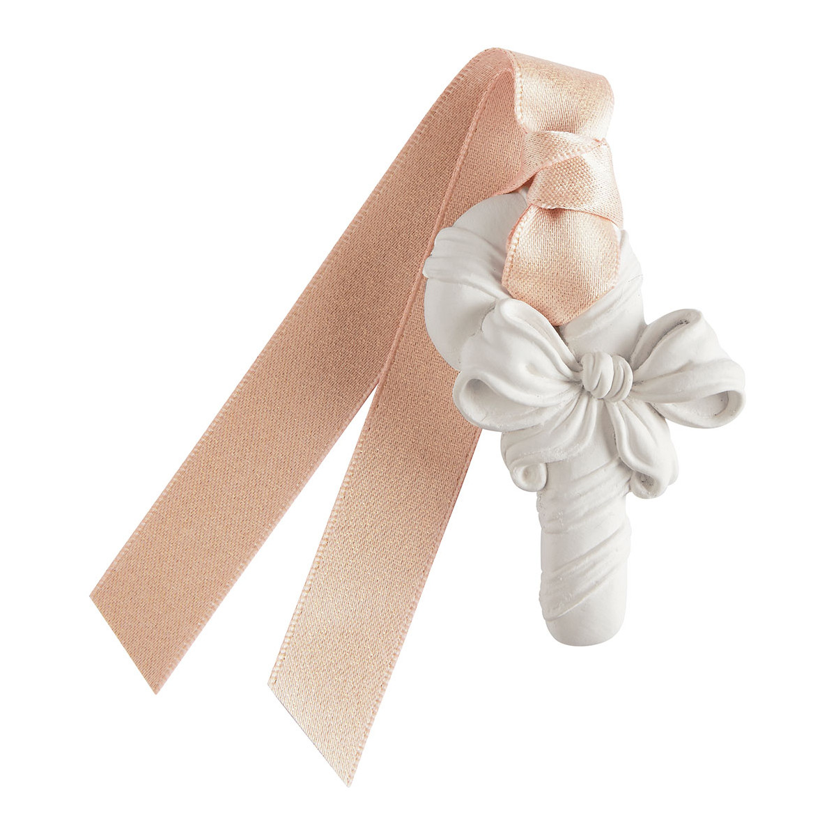 Pochon 3 décors parfumés Orange Cannelle RUBANS DE FÊTE blanc, MATHILDE M