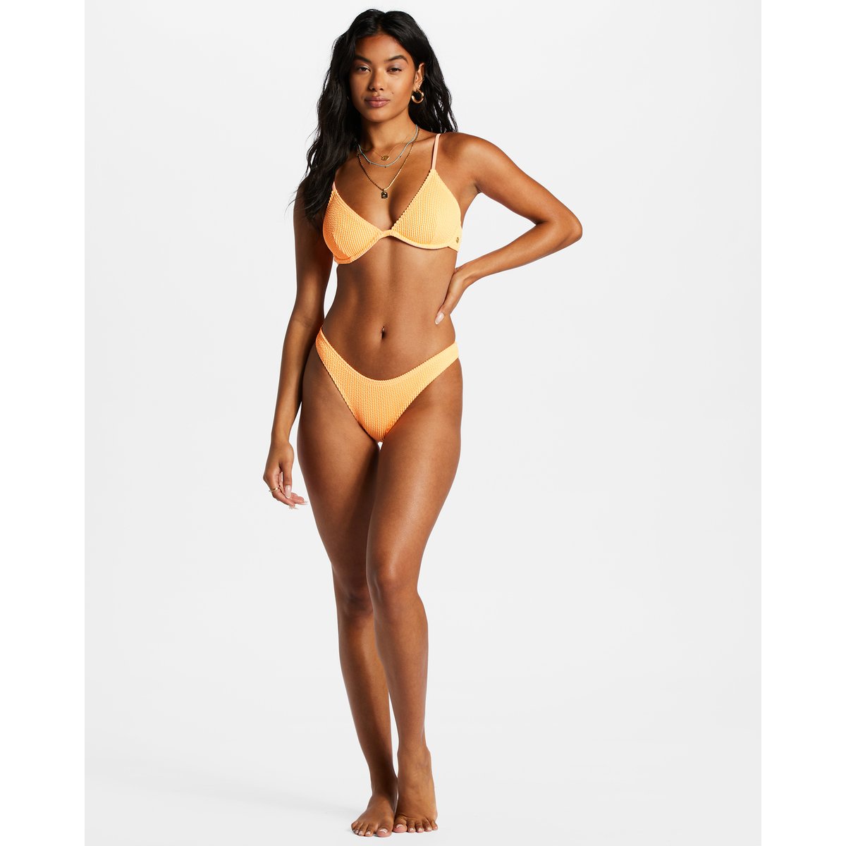 Bas de bikinis SUMMER HIGH HIKE orange tangy tangerine, BILLABONG