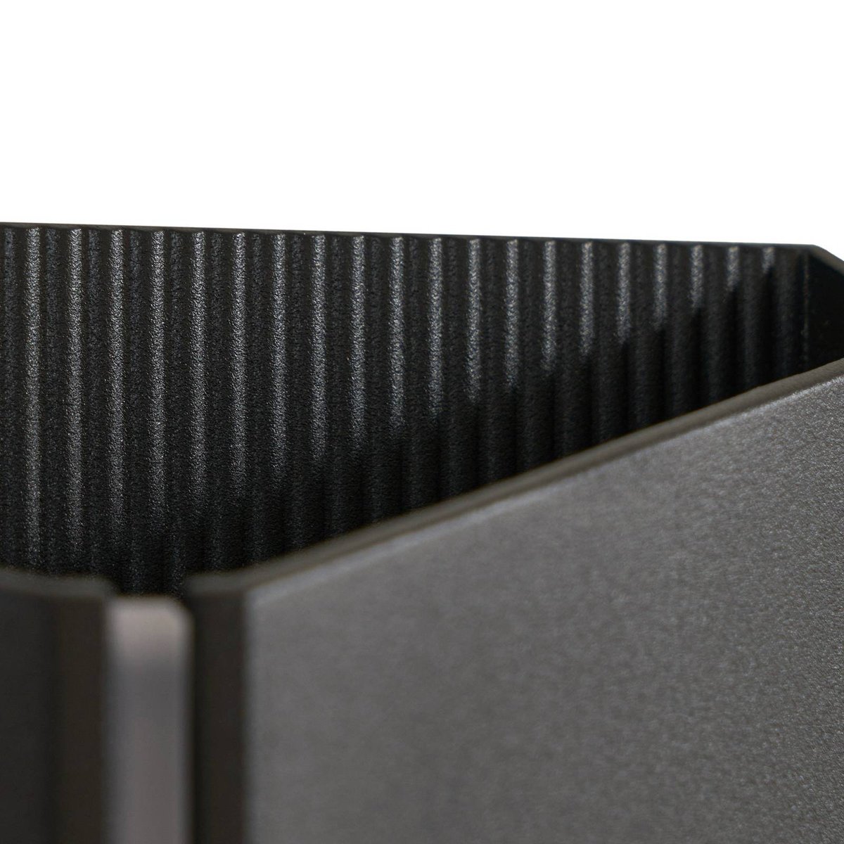 Applique extérieure en métal moderneLED noir, LINDBY