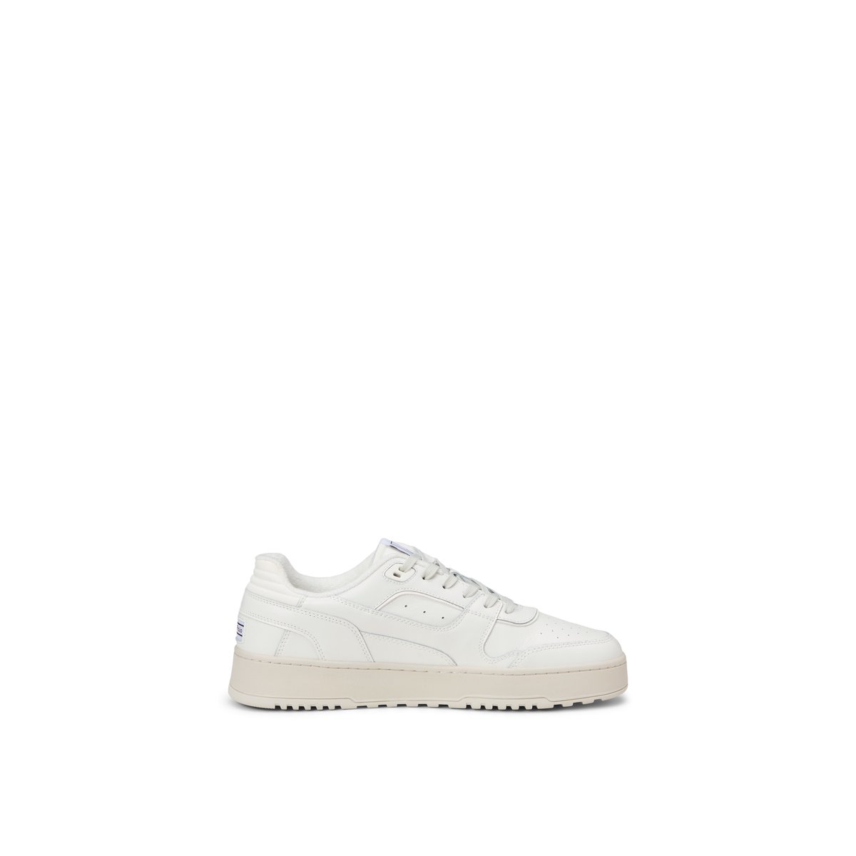 Baskets Modèle Carlo en cuir de vache noble blanc naturel, MARC O'POLO