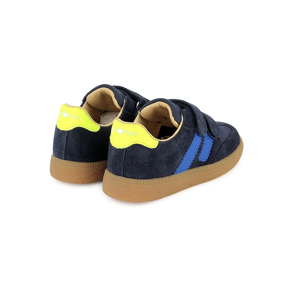 Baskets YUZU LO SCRATCH bleu marine, SHOO POM