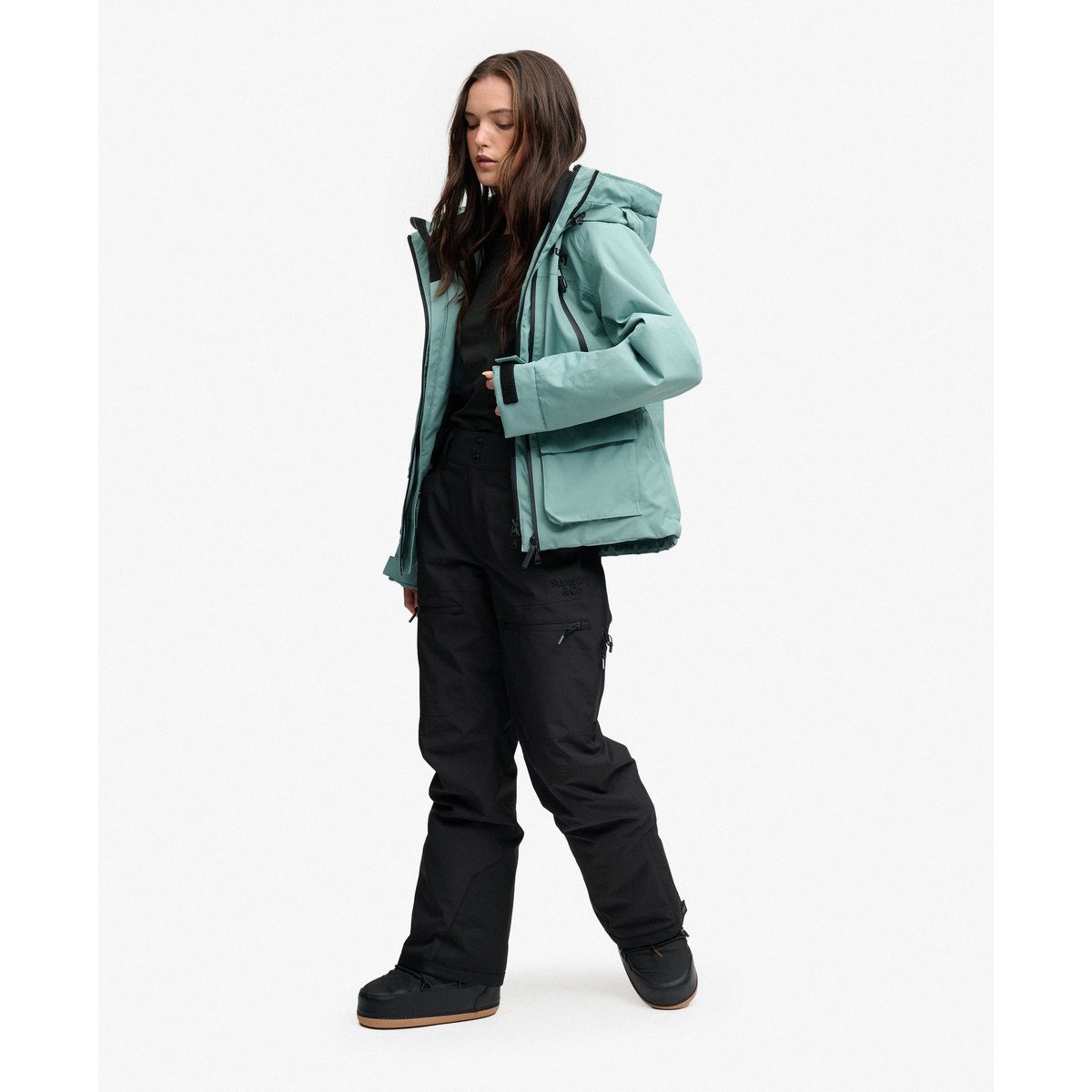 Pantalon de Ski Ultimate Freestyle noir, SUPERDRY