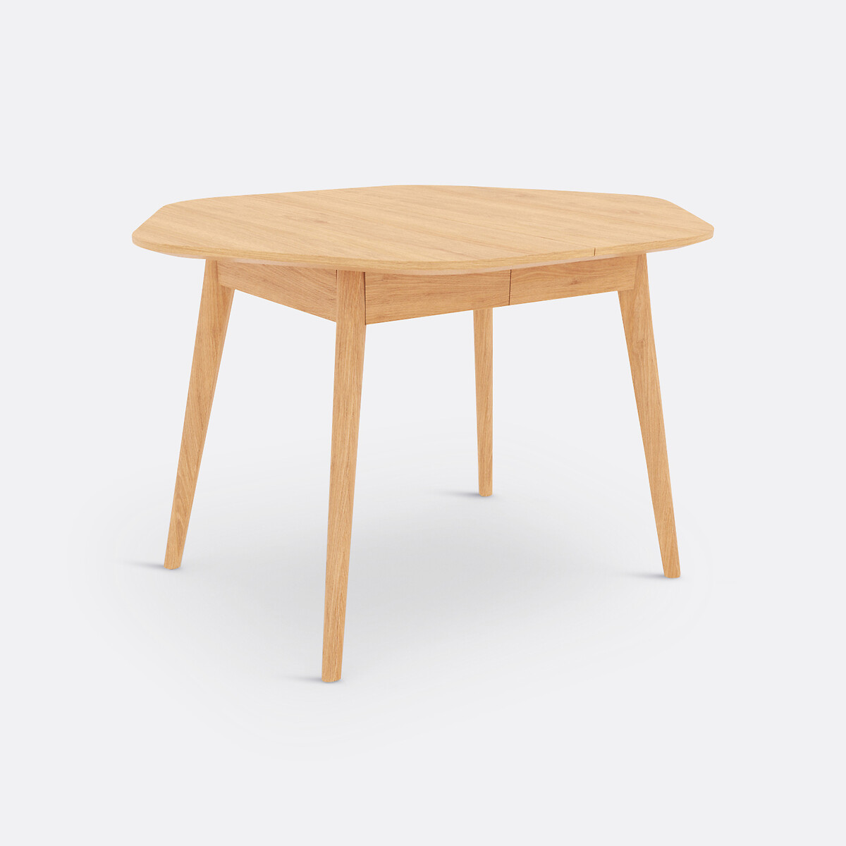 Biface 4-10 Seater Extending Dining Table in Oak and Veneer oak, LA REDOUTE INTERIEURS