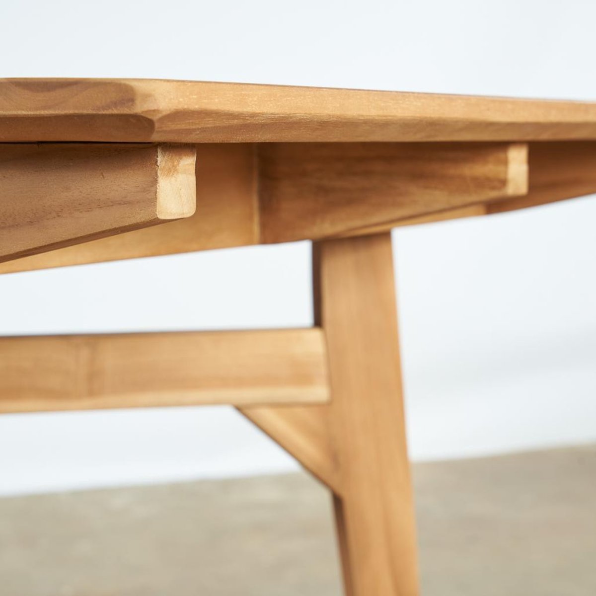 Table de jardin en teck Kino naturel, WANDA COLLECTION
