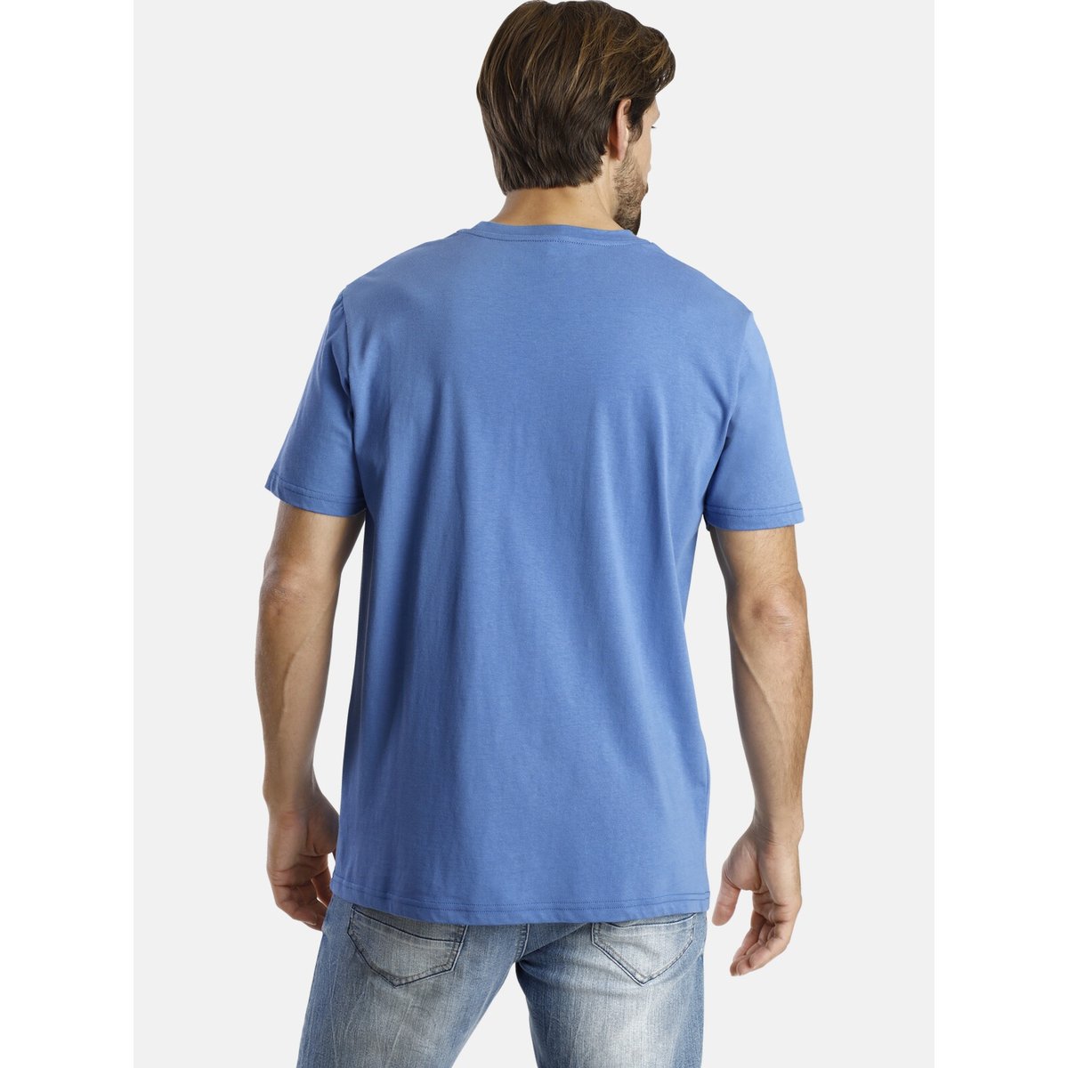 Lot de 2 T-shirts PREBEN bleu marine, JAN VANDERSTORM