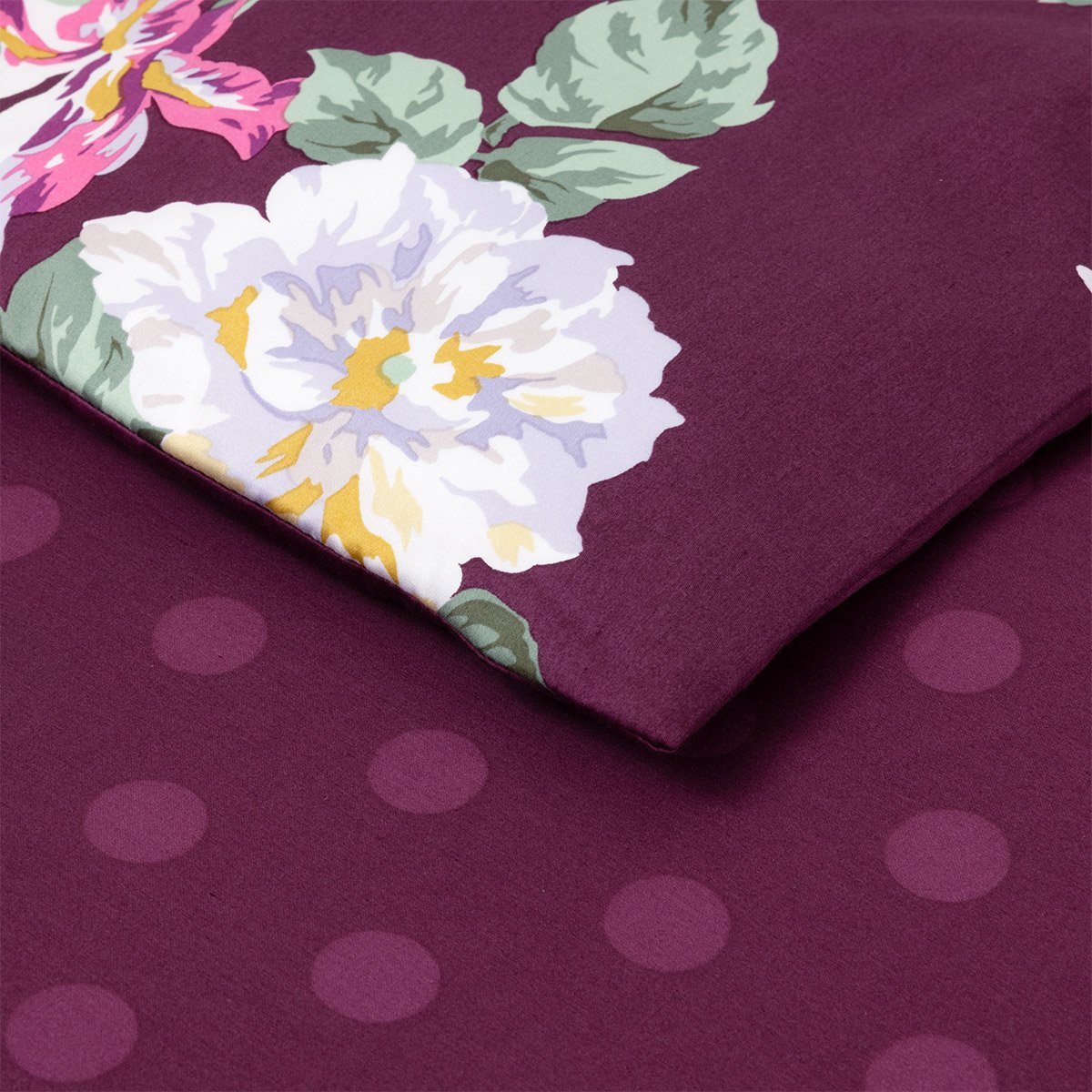 Housse de couette en satin, K BOUQUET multicolore, KENZO HOME