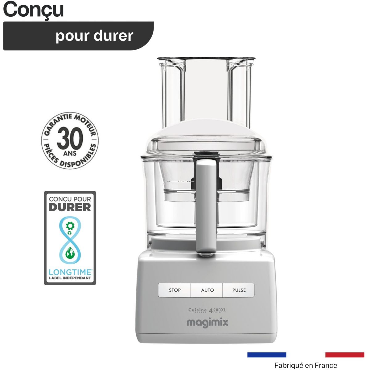 Robot multifonction CS4200 XL BLANC + PRESSE AGRUME 85426F couleur unique, MAGIMIX