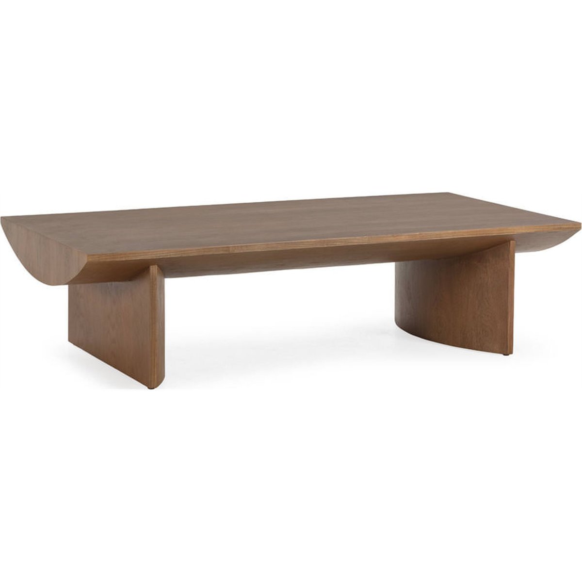 Table basse en frêne sculpturale noyer, RECOLLECTION