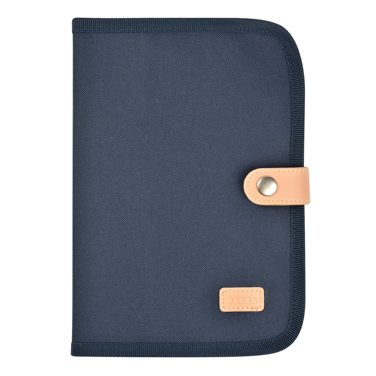 Protège carnet de santé pratique et organisé bleu marine rayé, BEABA
