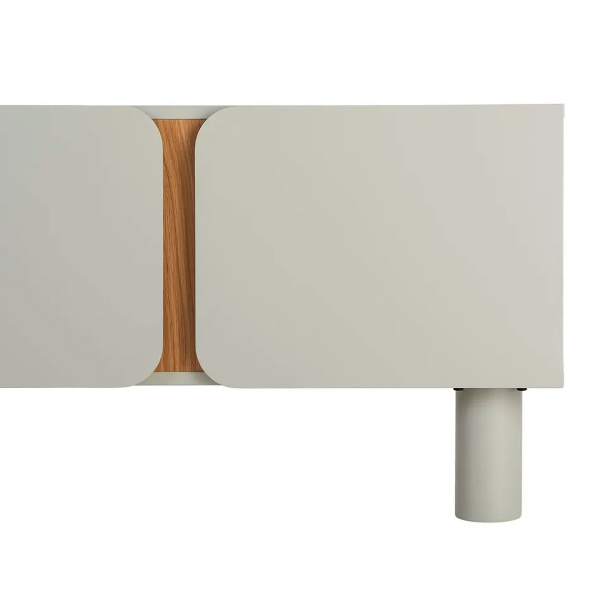 Meuble de télévision design beige et bois 180x40x50cm beige, WADIGA
