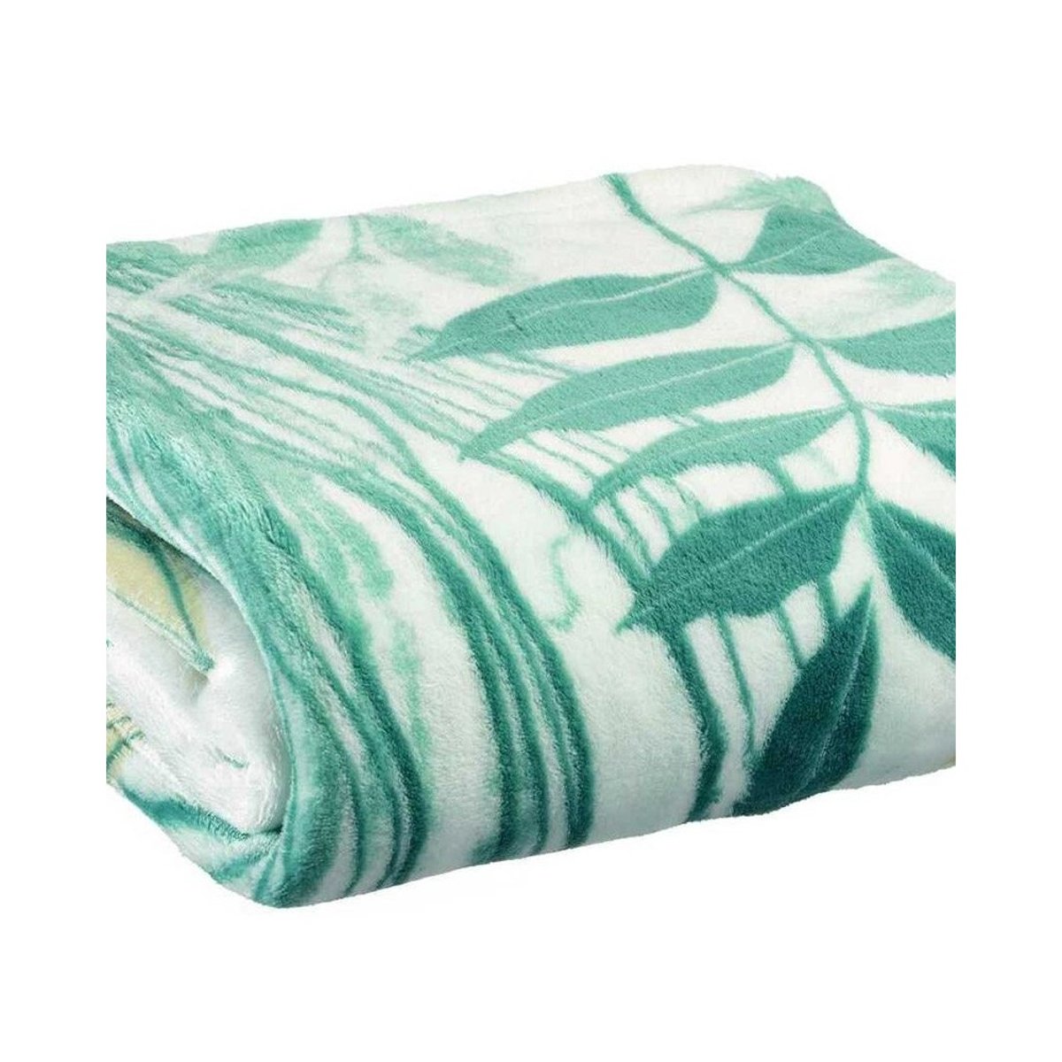 Plaid ultra-doux 130x160  Izia bleu, DECORATIE