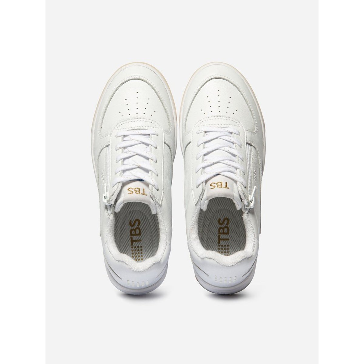 Baskets zippées CLAUZIP extra blanc, TBS