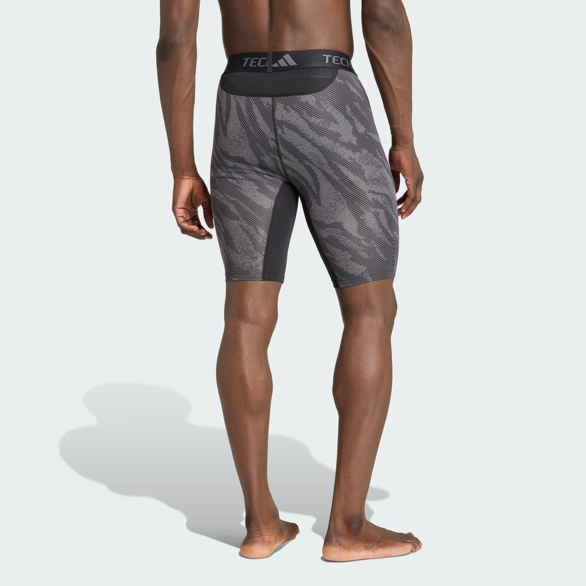 Collant Court Imprimé Intégral Techfit Collant Court Imprimé Intégral Techfit grey / grey six, adidas Performance