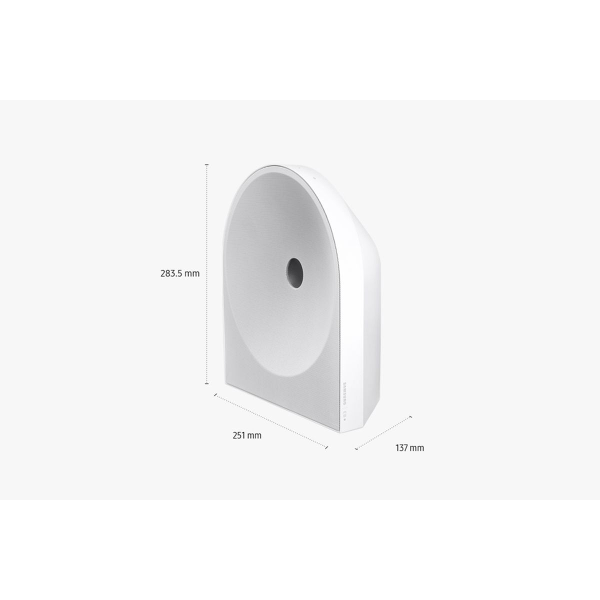 Enceinte sans fil Music Studio 5 HW-LS51H WiFi BT WHITE couleur unique, SAMSUNG