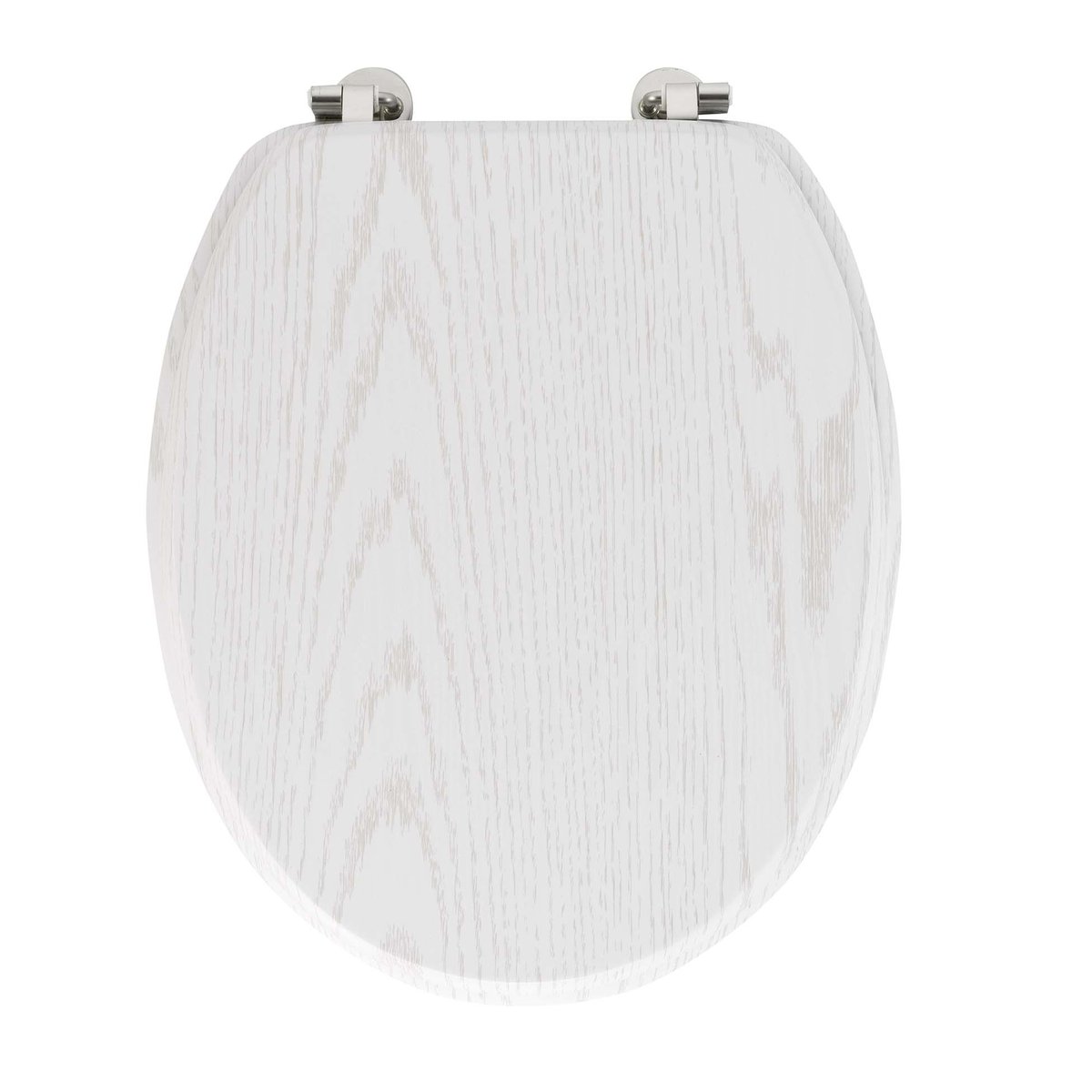 Abattant wc - - Effet bois blanc, DOUCEUR D'INTÉRIEUR