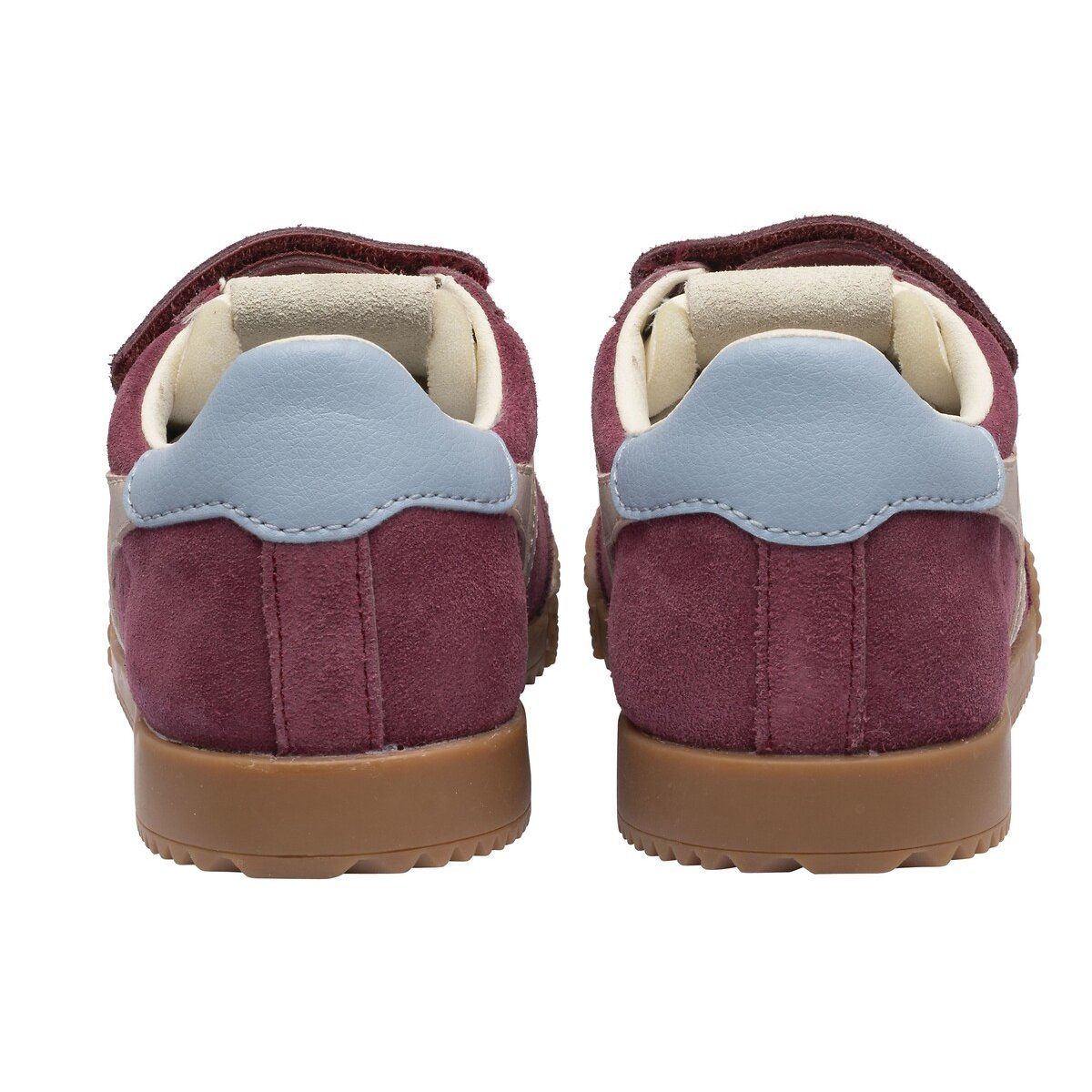 Baskets à scratch, en cuir, ELAN STRAP cerise, GOLA
