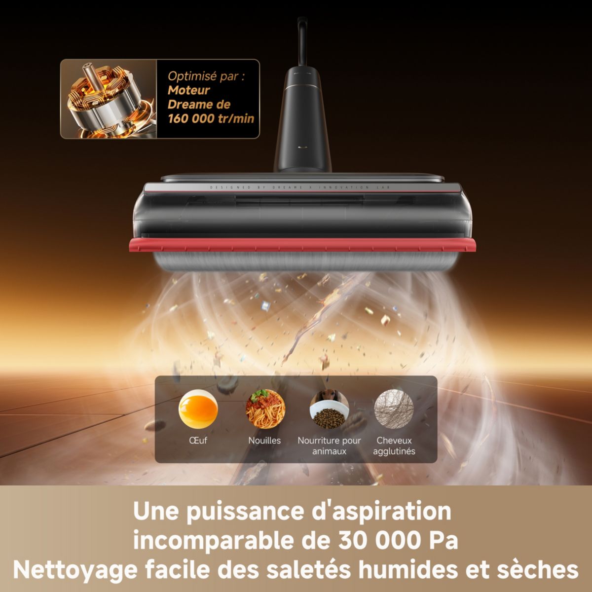 Aspirateur laveur T16 Pro Heat R couleur unique, DREAME