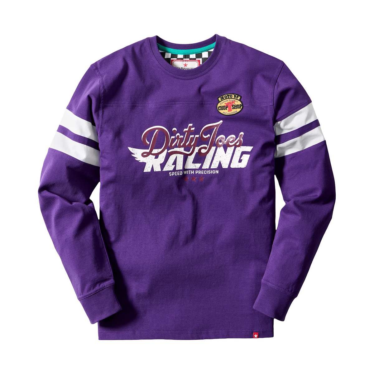 Sweat Col Rond Dirty Joes Racing violet, JOE BROWNS