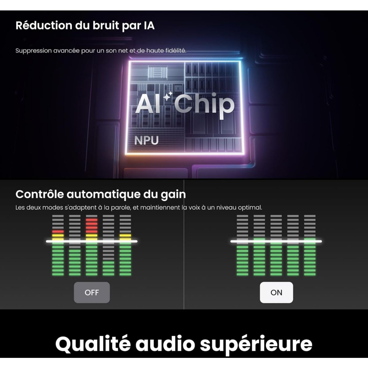 Micro Mic Pro 01 couleur unique, INSTA360
