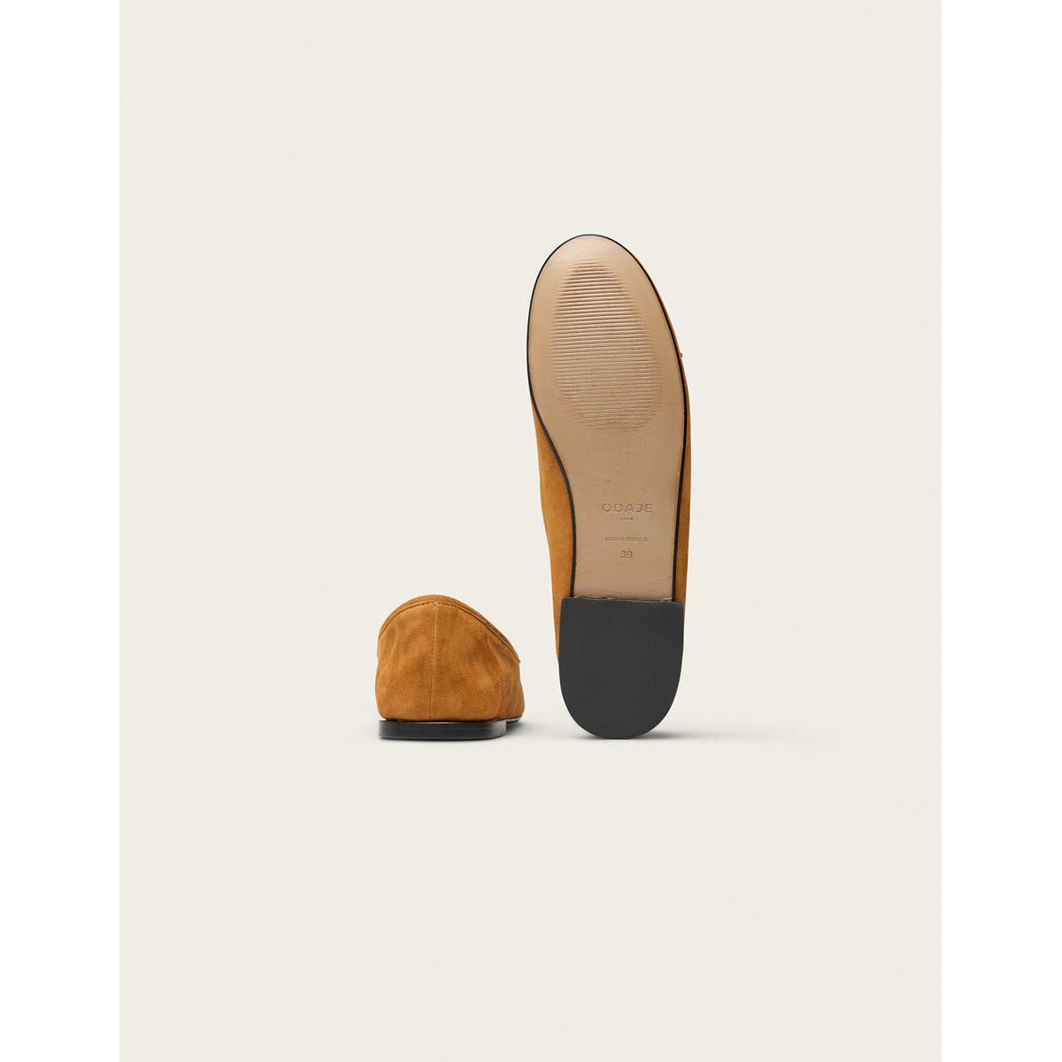Ballerines PALEA suède ambre, ODAJE