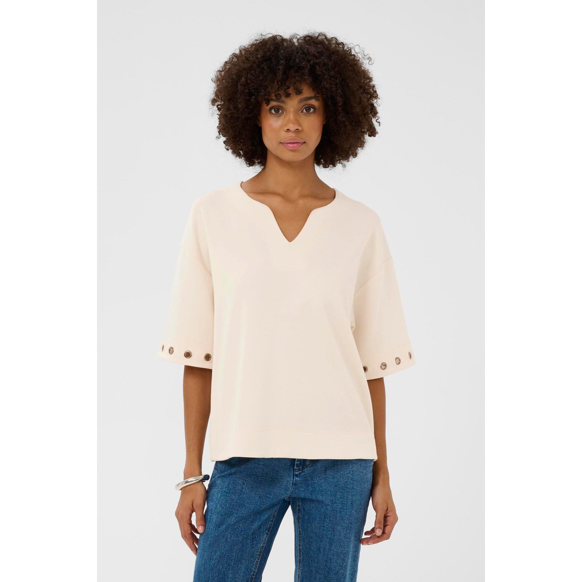 T-shirt à manches courtes blanc whitecap, CULTURE