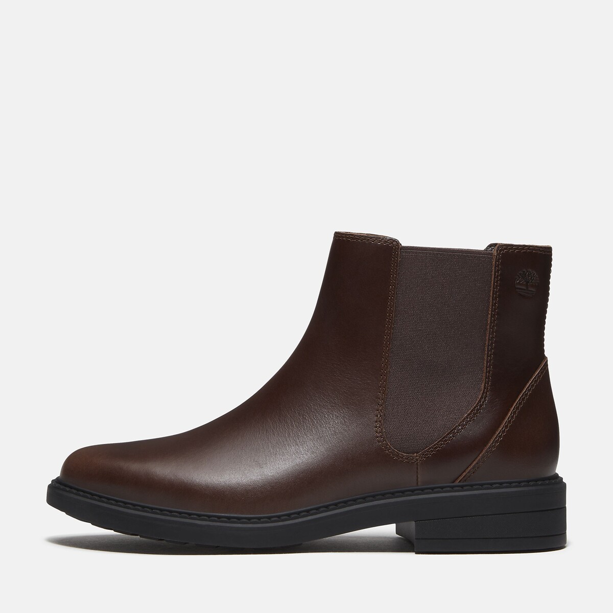 Stormbucks Mid Chelsea Leather Ankle Boots dark brown, TIMBERLAND
