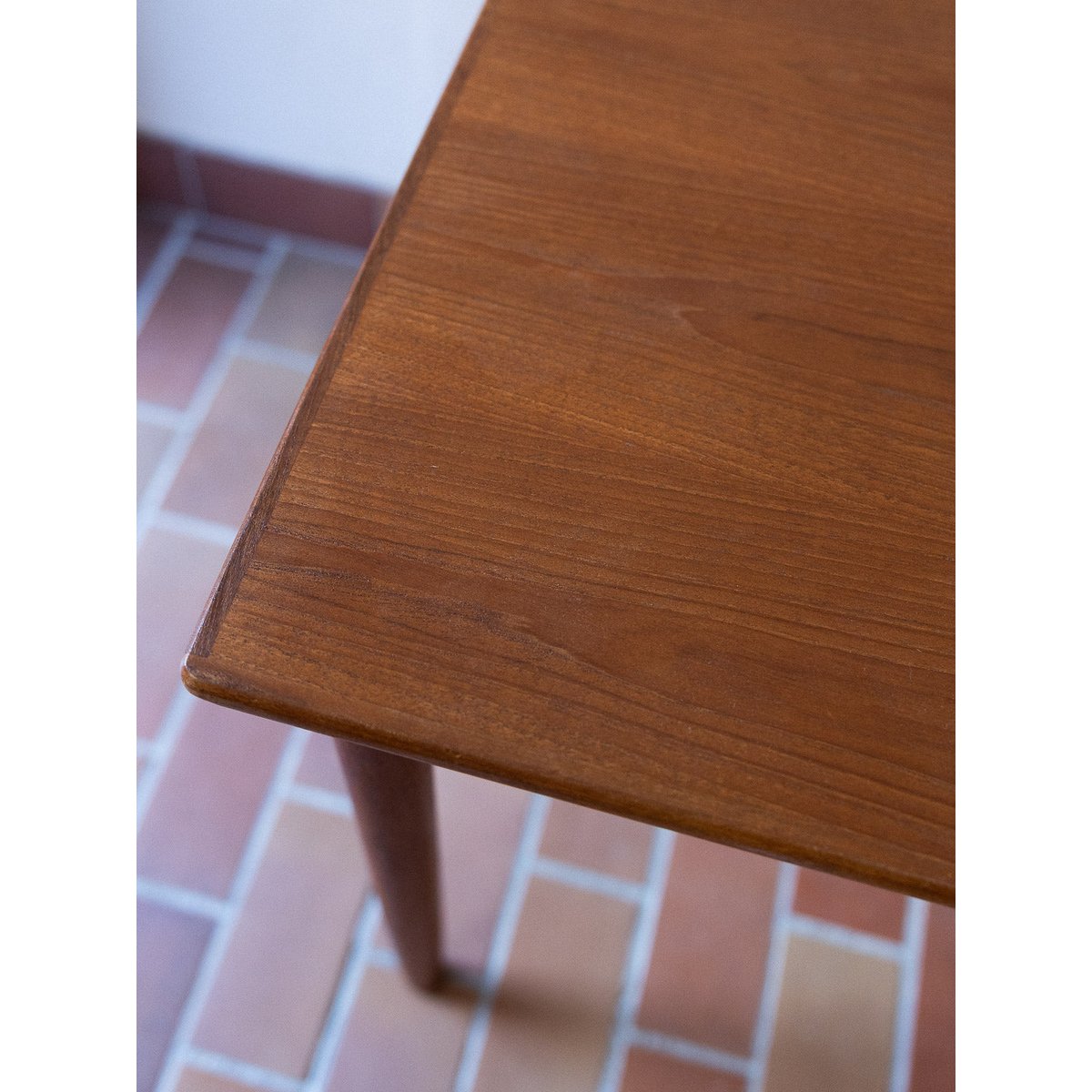 Table à manger à rallonge Karla N°1234 - Bon état bois foncé, DEBONGOUT